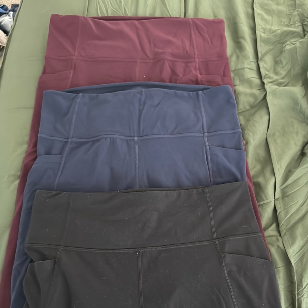 Athleta salutation stash pocket bundle size large petite